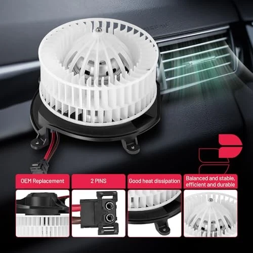 AC Heater Blower Motor Fan for Mercedes-Benz CLS500 CLS550 E320 E350 E500 2003-2 Foto 3 de 4