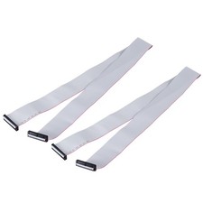 2 Pcs Flat Ribbon Cable, 2.54mm Pitch 50mm Width 100cm Long 40 Pin FC to FC