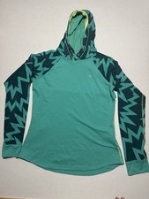 Nike Dri-Fit Vented Thin Hooded Workout Jacket, Green, Small 797