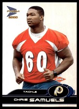 2000 Pacific Prism Prospects Rookie Chris Samuels 0729/1000 #200