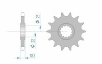 Afam FR Kettenrad Ritzel 525 Stahl ST 21606, 15 , 1075601001