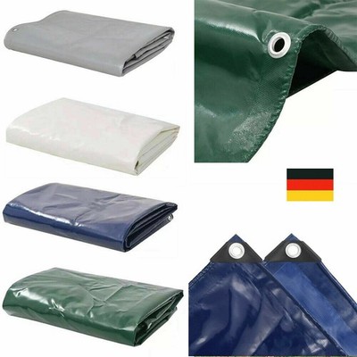 PVC Abdeckplane LKW Plane mit Ösen wasserdicht Holz Boot Dach Garten ca. 650g/m²