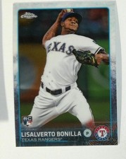 2015 Topps Chrome #64 Lisalverto Bonilla Texas Rangers RC Baseball Rookie Card