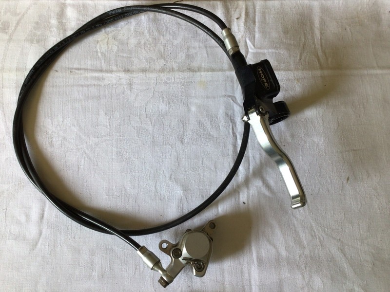 Hope 5 disc brake caliper and lever set 11/02 with discs