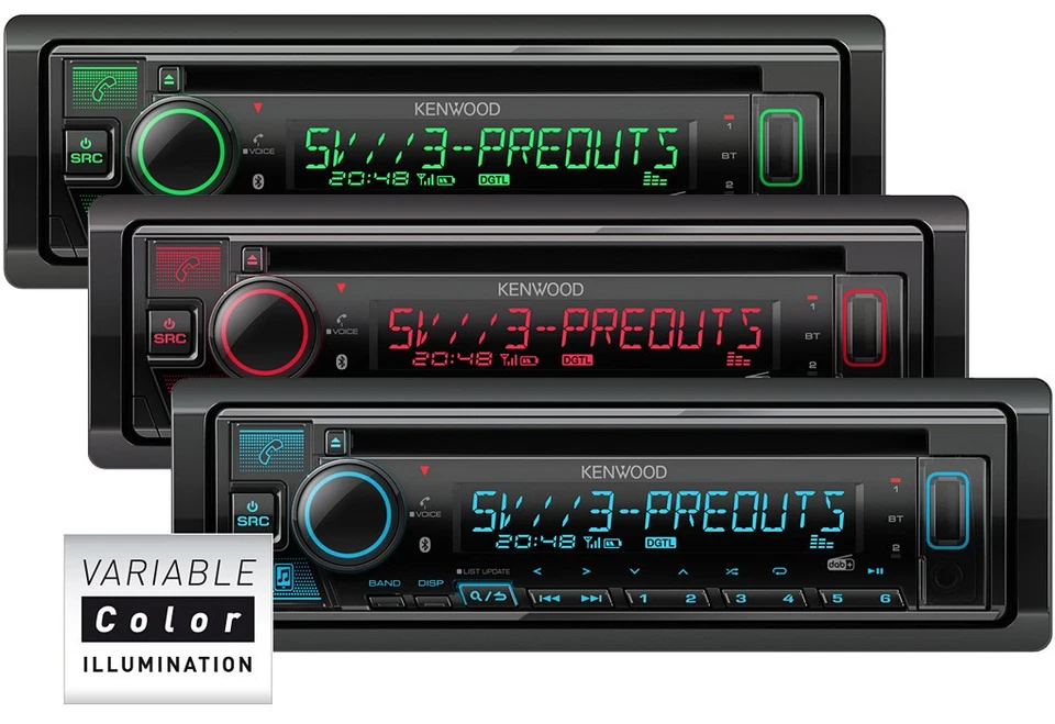 KENWOOD KDC-BT960DAB Auto Radioset für SEAT Leon 1M & Toledo 2 1M - Bild 4 von 4