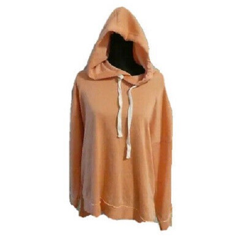 Womens Sweatshirt Hoodie Size S Coral Juniors Pullover Tunic Hippie Rose NWT - Bild 4 von 4
