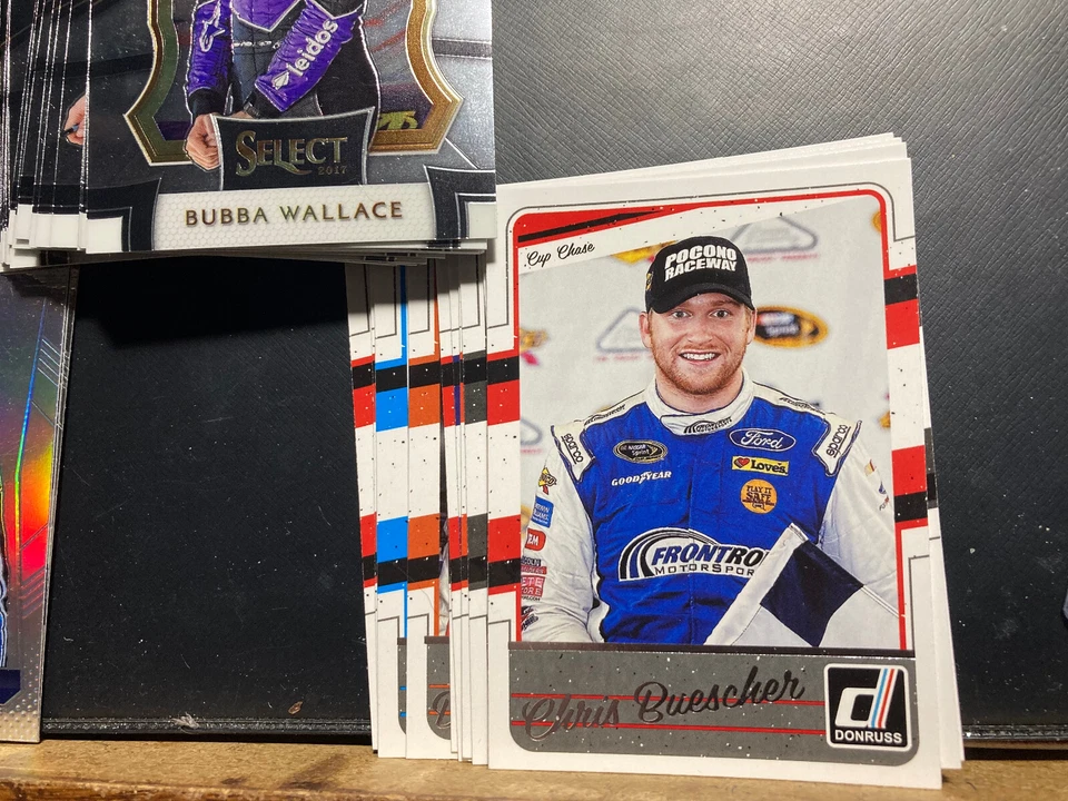 2017 Panini Prizm, Select & Donruss NASCAR Lot of 40 cards Rookies & Stars - Image 4 of 4