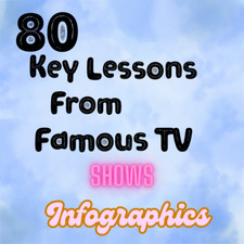 80 Key Lessons From Famous TV Shows infographic Images Vol 1