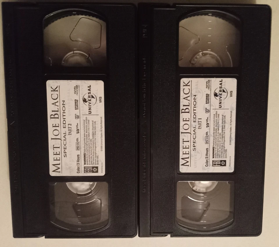 Meet Joe Black (VHS, 1999, Special Edition)Used - Image 4 of 4