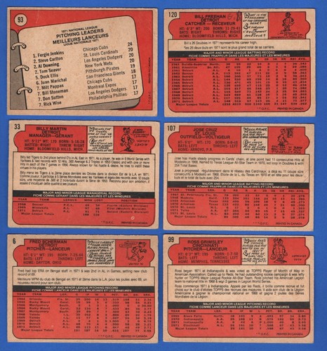 1972 OPC 72 O PEE CHEE TOPPS MLB BASEBALL CARD 1-132 SEE LIST - Picture 13 of 261