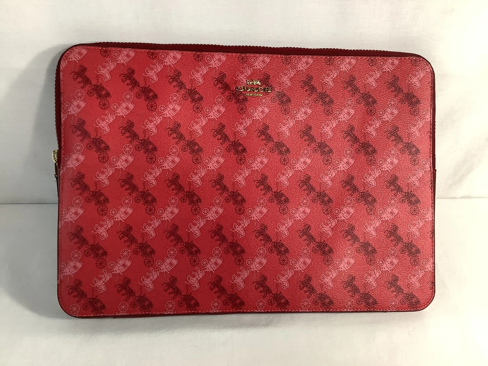 TABLET PORTATILE COACH HORSE AND CARRIAGE FIRMATO ROSSO