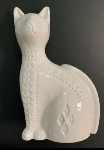 FLAVIA BITOSSI Italia Ceramic Figurine Ornament Rare Bianco White - Picture 1 of 9
