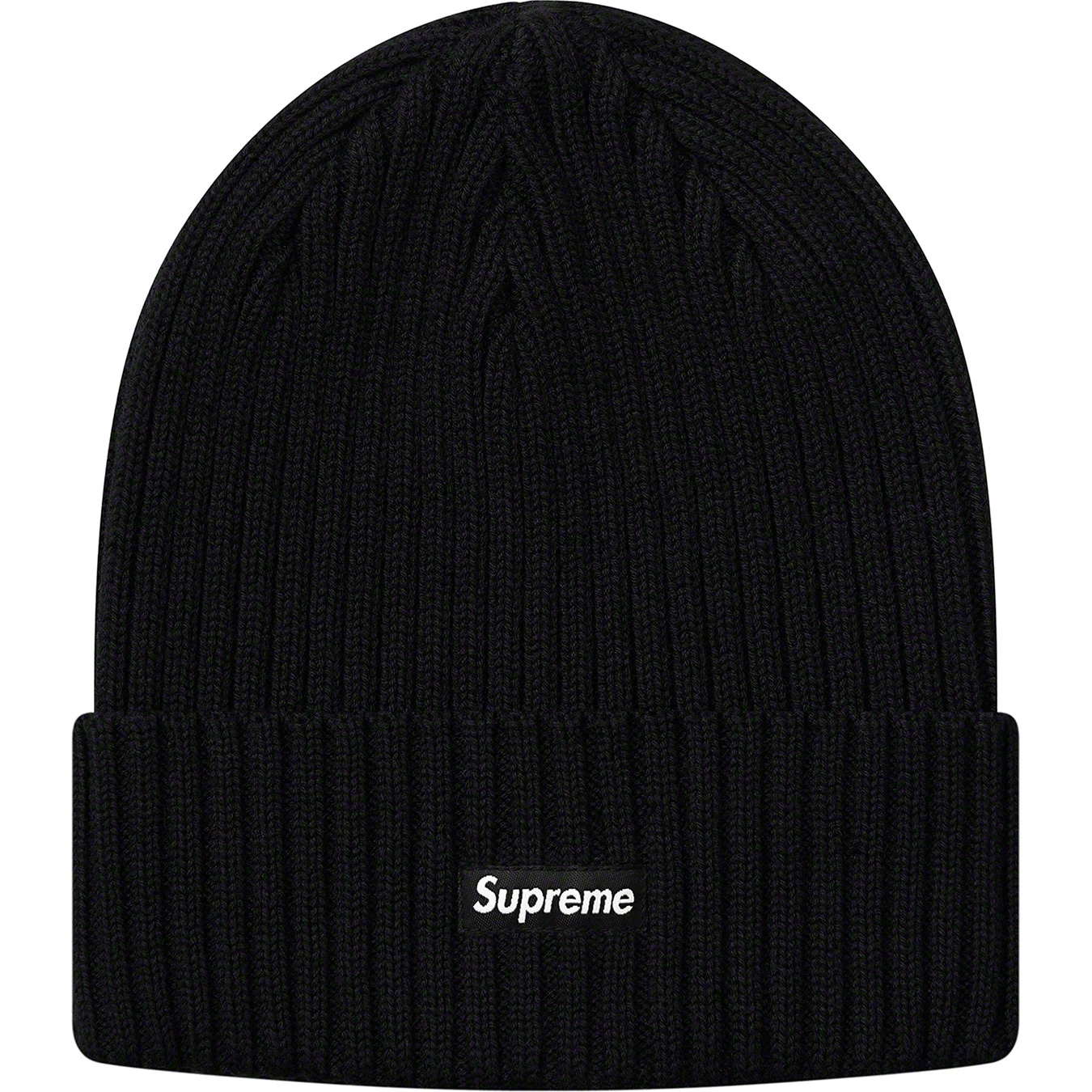 Bonnet homme Supreme overdyed noir SS19 boîte logo BOGO neuf