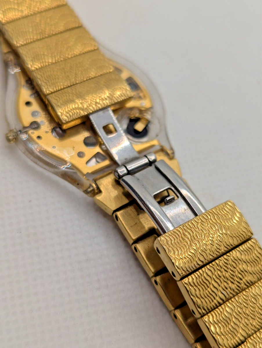 Vintage Swatch AG 2000 Automatic Gold Plated Swiss Made  display picture 3