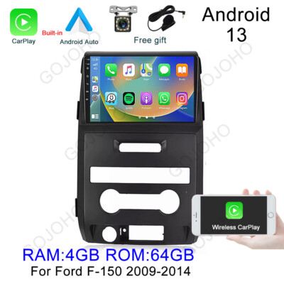 64GB Car Stereo For Ford F-150 F150 2009-2014 Radio Android 13 GPS Navi CarPlay