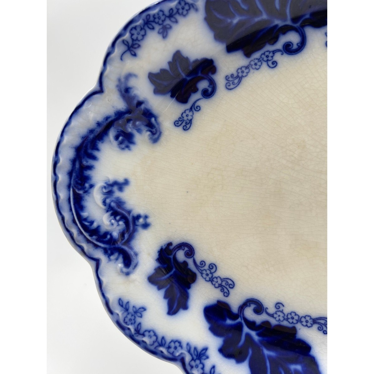 Oval Flow Blue - Flo Blue Platter | Normandy by Johnson Bros