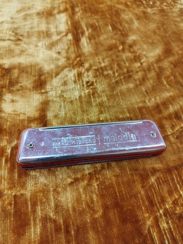 Vintage Old Nokturn Harmonica made in Poland RED - Picture 2 of 6