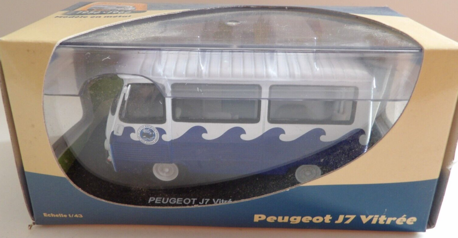 Peugeot J7 Vitrée publicitaire Sel à la Baleine Eligor un parfum de nostalgie de notre enfance