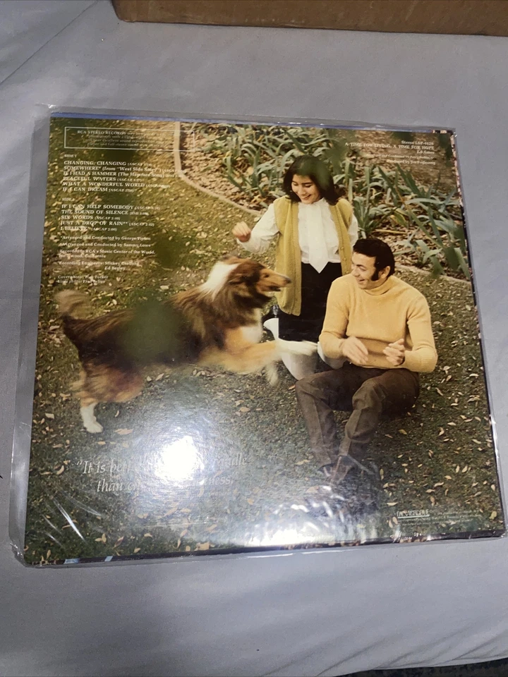 Ed Ames  A Time For Living  A Time For Hope New SEALED vinyl LP record 1969 - Image 2 of 3