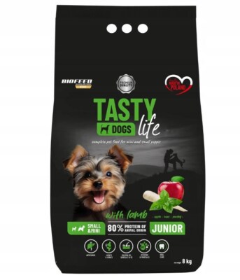 5906744519813 BIOFEED Tasty Life Junior Small Lamb   Trockenfutter für Hunde   8