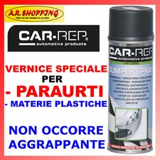 VERNICE PER PARAURTI GRIGIO SCURO - SPOILER FASCIONI PLASTICA SPRAY 400ml AUTO