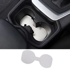 For Toyota RAV4 2019-2022 Silver Titanium Console Interior Front Water Cup Pad