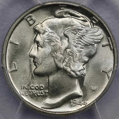 1944 Mercury Dime - PCGS MS66