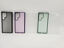 5 PACK Of Cases for Samsung S24 Ultra With 5  STANDS AND STICKERS CASEKOO 