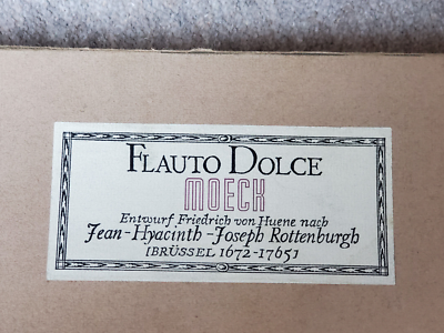 MOECK Flauto Dolce リコーダー Vintage Moeck Wooden Flute - Flauto Dolce - In Original Box | eBay