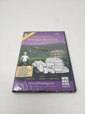 Critical Thinking Company Word Roots A1 Software CD Rom Grades 4-12 WIN/MAC 2010