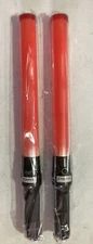 2 Pack Tapco Traffic Wand 21 Inch Led Traffic Control Baton Safety Light Wands
