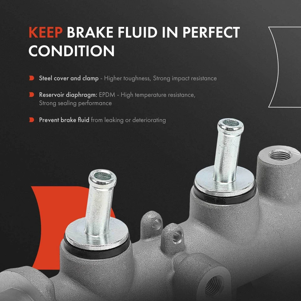 Cilindro maestro de freno sin depósito y sensor para Mitsubishi Endeavor 2004-2008 Foto 3 de 4