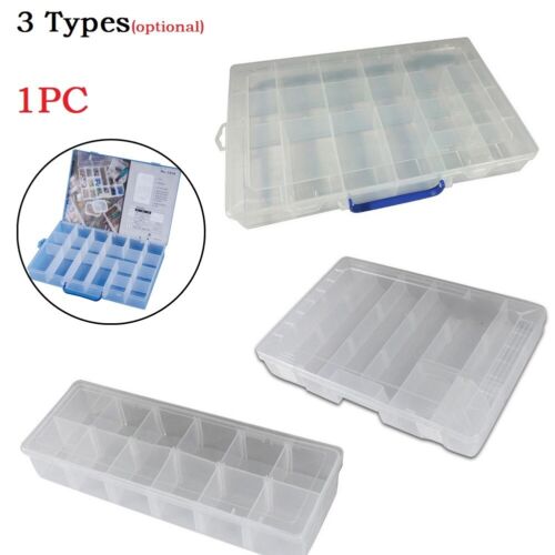 Clear Plastic Storage Box with Multiple Size Options for Different Needs - Picture 1 of 7