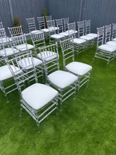 Clear Iced Chiavari Chairs For hire. Wedding, Birthdays, Marquee, Event Hire