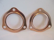 2 1/2" COPPER HEADER EXHAUST COLLECTOR GASKETS REUSABLE SBC BBC SBF 2.5" #7501X