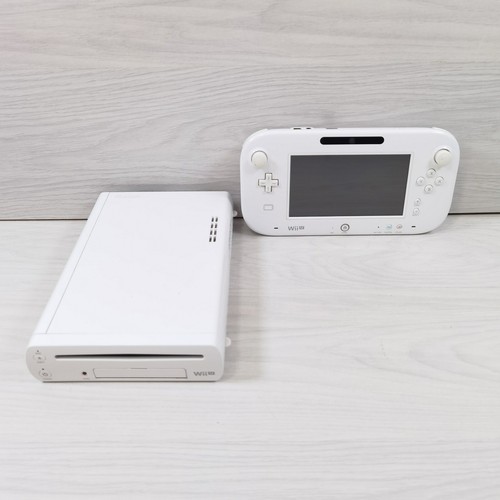 Nintendo Wii U Handheld System White WORKING & Tested No Cables