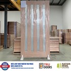 <!--F#f_0-->Vertical 4 Glass Panels French Solid Timber Front Entry Doors Hardwood<!--F/-->