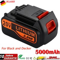 Pack 5,0Ah 20V Li-Ion LBXR20 Ersatzakku FüR Black&Decker LB20 LB2X4020-OPE 18V