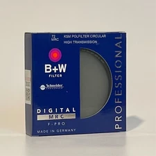 B + W 72mm Circular Polarizer Kaesemann HTC (F-PRO) 
