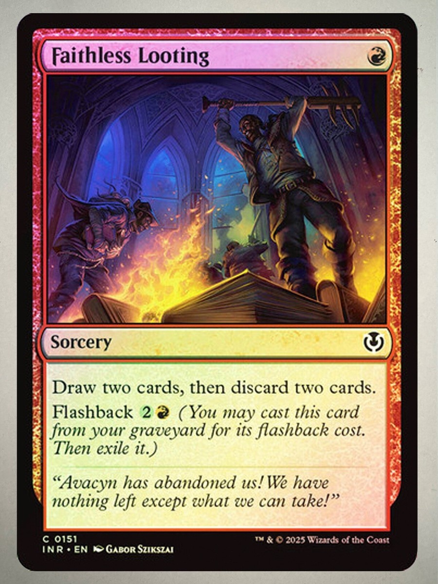 MTG Faithless Looting (FOIL) Near Mint - Innistrad Remastered | eBay