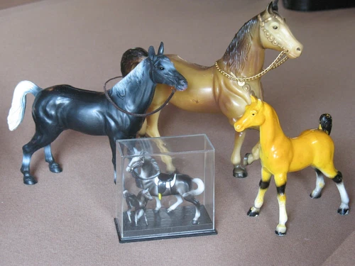 Vintage 1950-1960 Horse Lot Made in Hong Kong