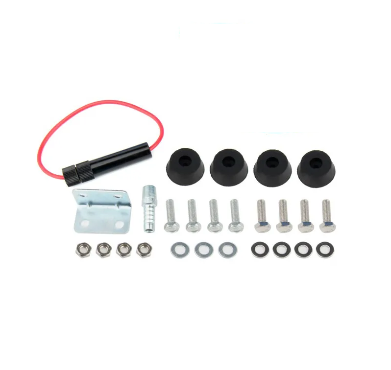 4 Trumpet Air Horn 120PSI Air Compressor 9ft Hose 12V 150dB Train Kit Truck Boat - Foto 4