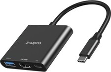 Image of USB-C 3 in 1 Multiport Docking Station HDMI 4K USB-A 3.0 Power Delivery [FT3]