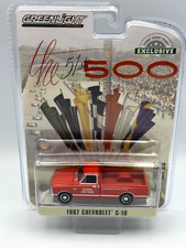 GREENLIGHT INDY 500 1967 CHEVROLET C10, OFFICIAL FIRE TRUCK, 1:64, NIB