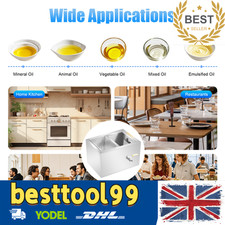 Stainless Steel Grease Interceptor Trap Domestic Small Restaurant Kitchen Water