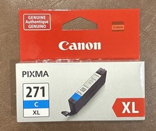 CANON - 271XL HIGH YIELD CYAN Genuine Original Ink cartridge - New Sealed