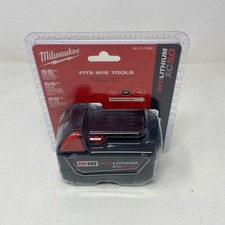Milwaukee M18 RedLithium XC5.0 5.0Ah Battery, Black/Red 48-11-1850 