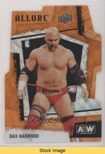 2022 Upper Deck Allure AEW Orange Slice Die-Cut Dax Harwood #38 READ 1hs9