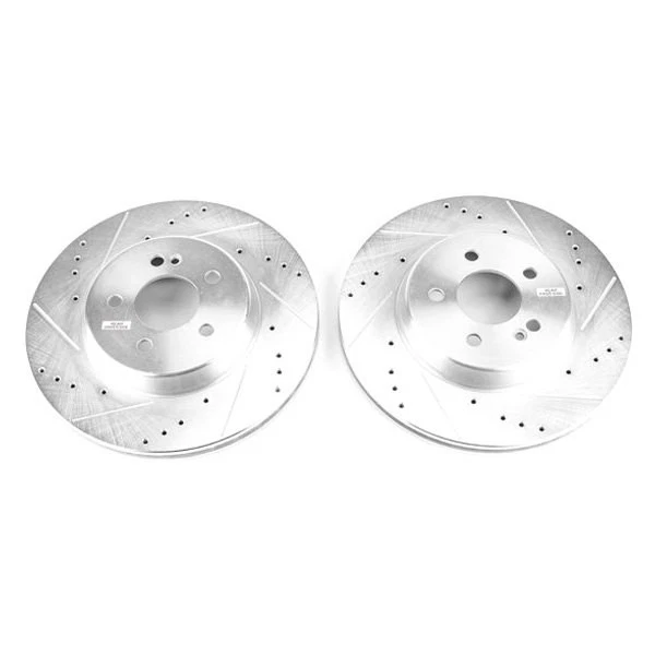 PowerStop EBR1650XPR Brake Rotors For Mercedes-Benz C43 AMG 2017-2023 Rear Foto 2 de 4