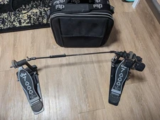 DW 7000 Series Double Bass Drum Pedal - Great Condition - WITH CASE